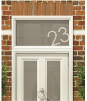 House Numbers & Text Window Design HN022