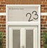 House Numbers & Text Window Design HN023