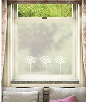 Flor Window Film Floral Print Design