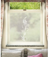 Patterned Window Film - Blommar