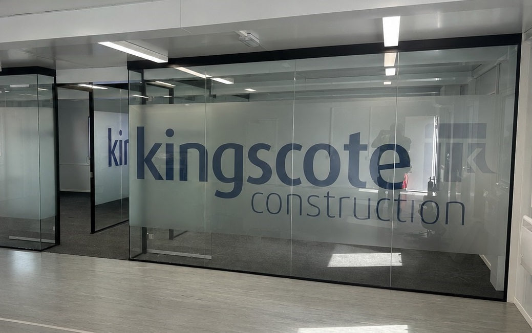 Printed Frosted Window Film Delivers Privacy and Branding to Birmingham Office