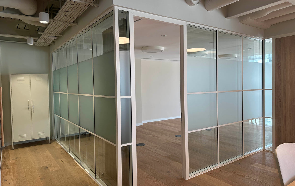 Frostbrite for fab frosted finish | Manifestation installation