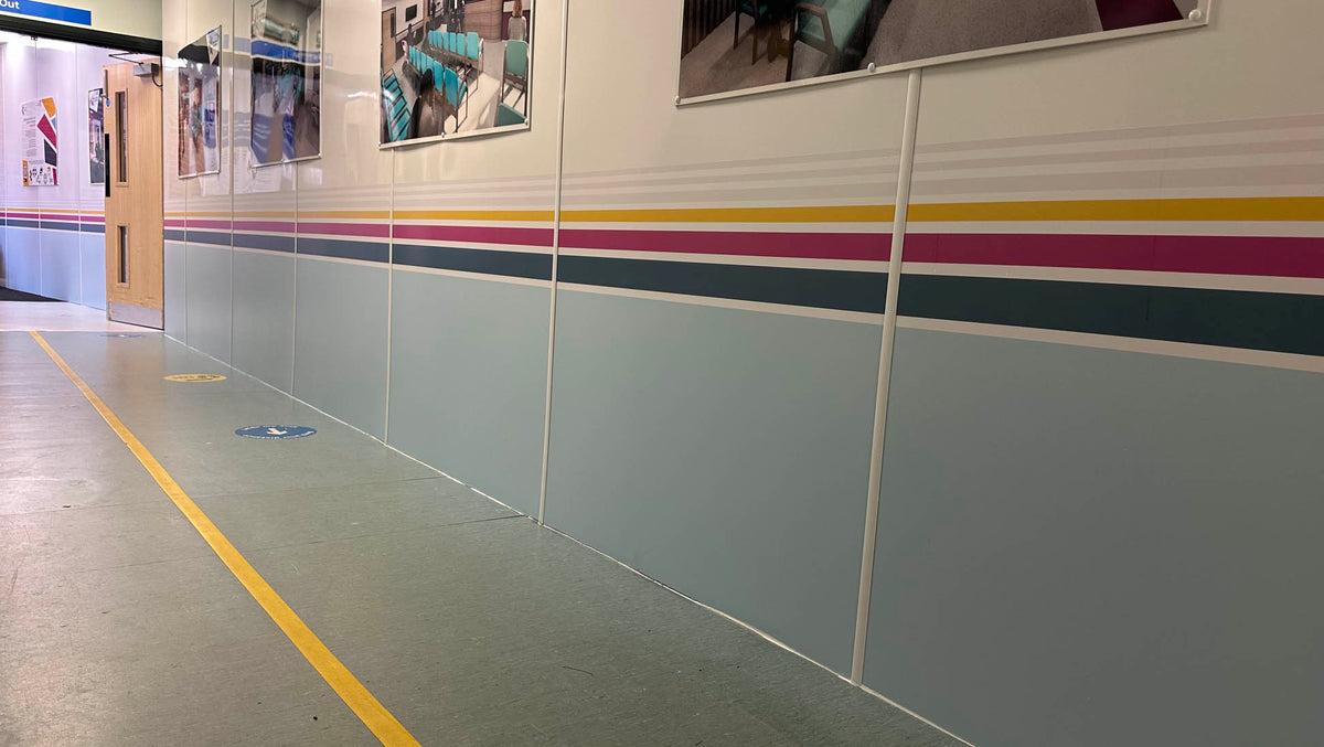 Bespoke Coloured Window Film for Hertfordshire Hospital
