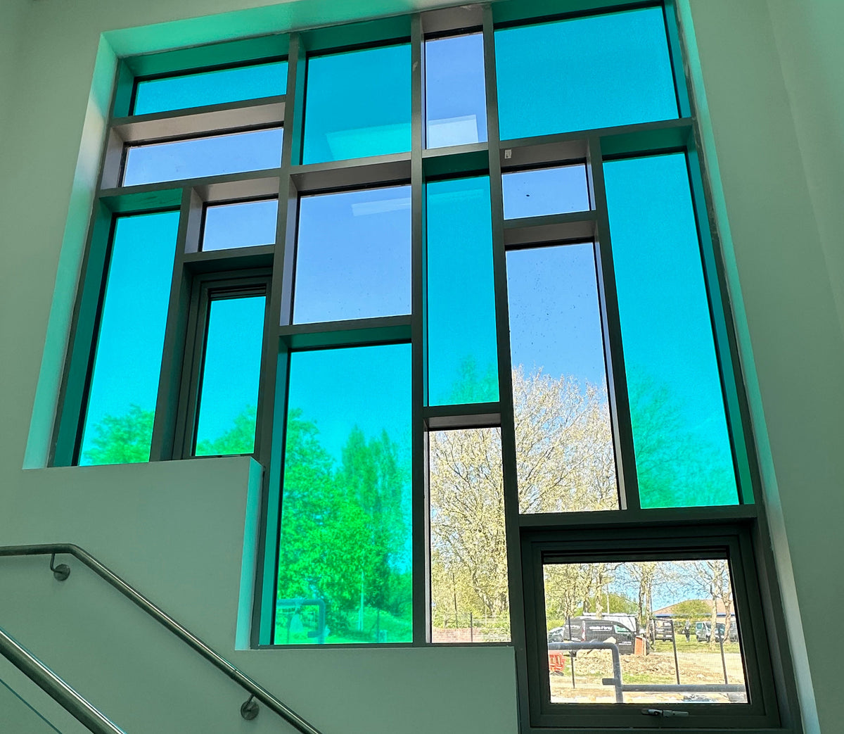 Colour choices for glass