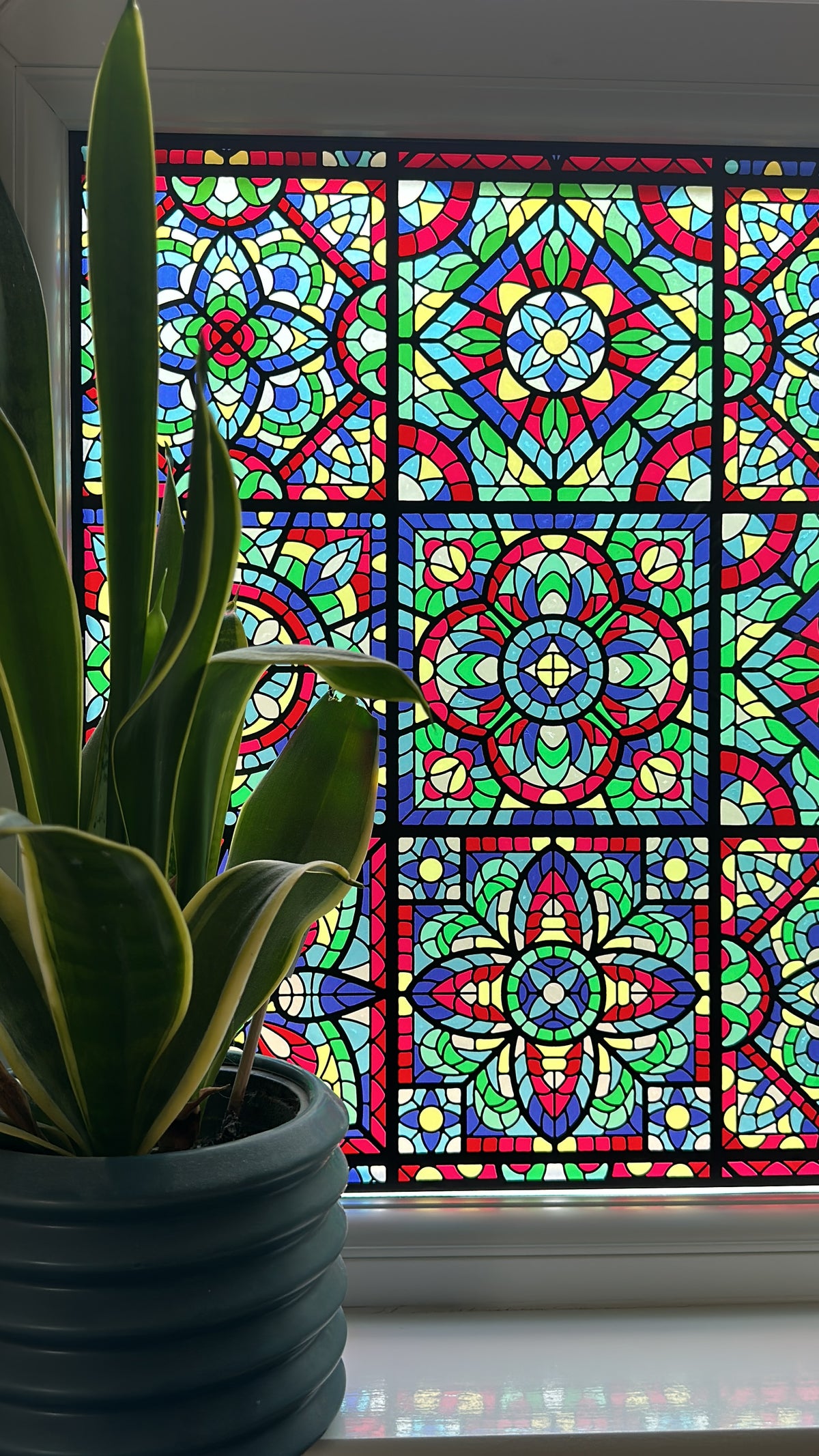 Stained Glass Effect Window Film | SG01