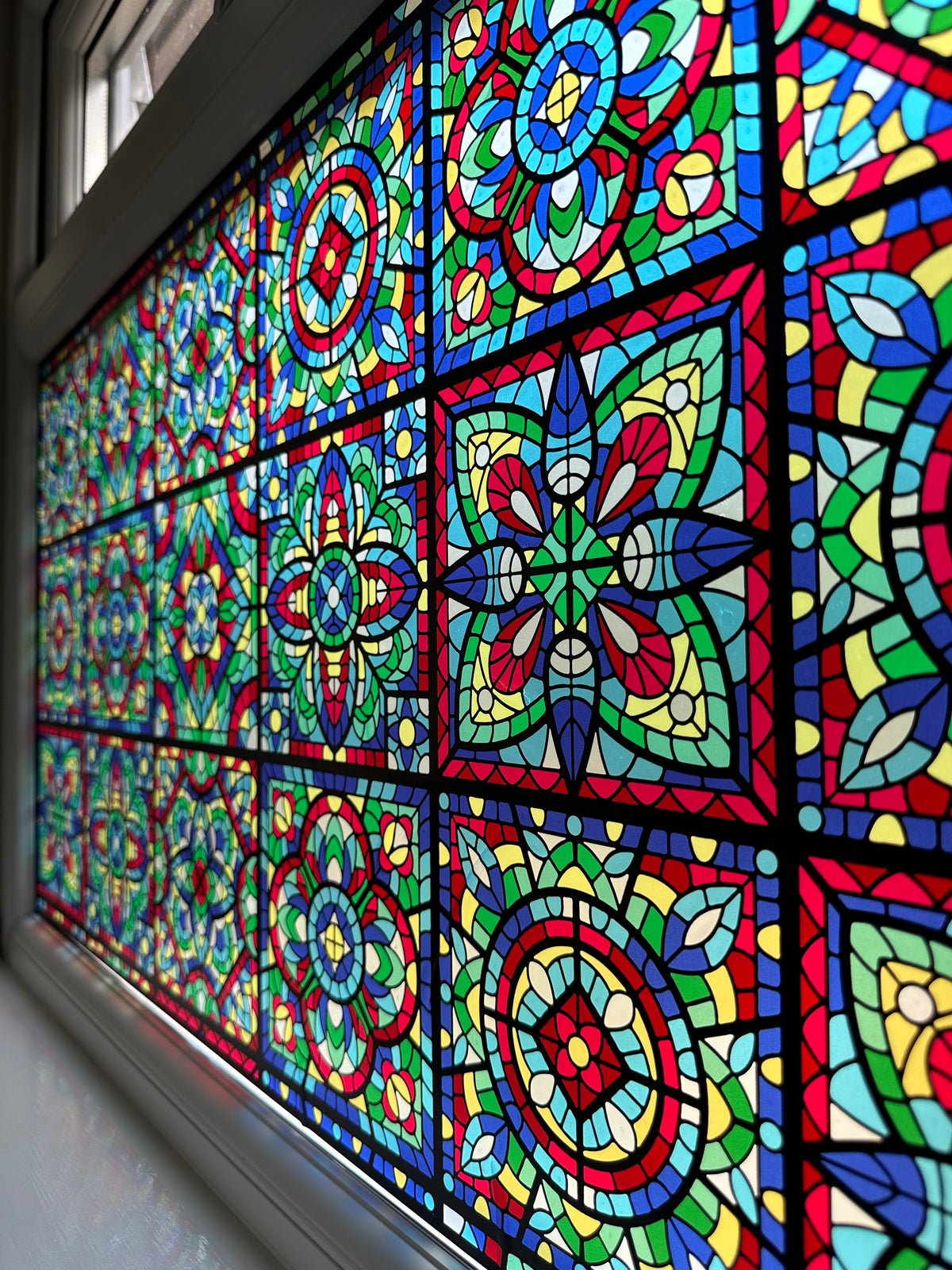 Stained Glass Effect Window Film | SG01