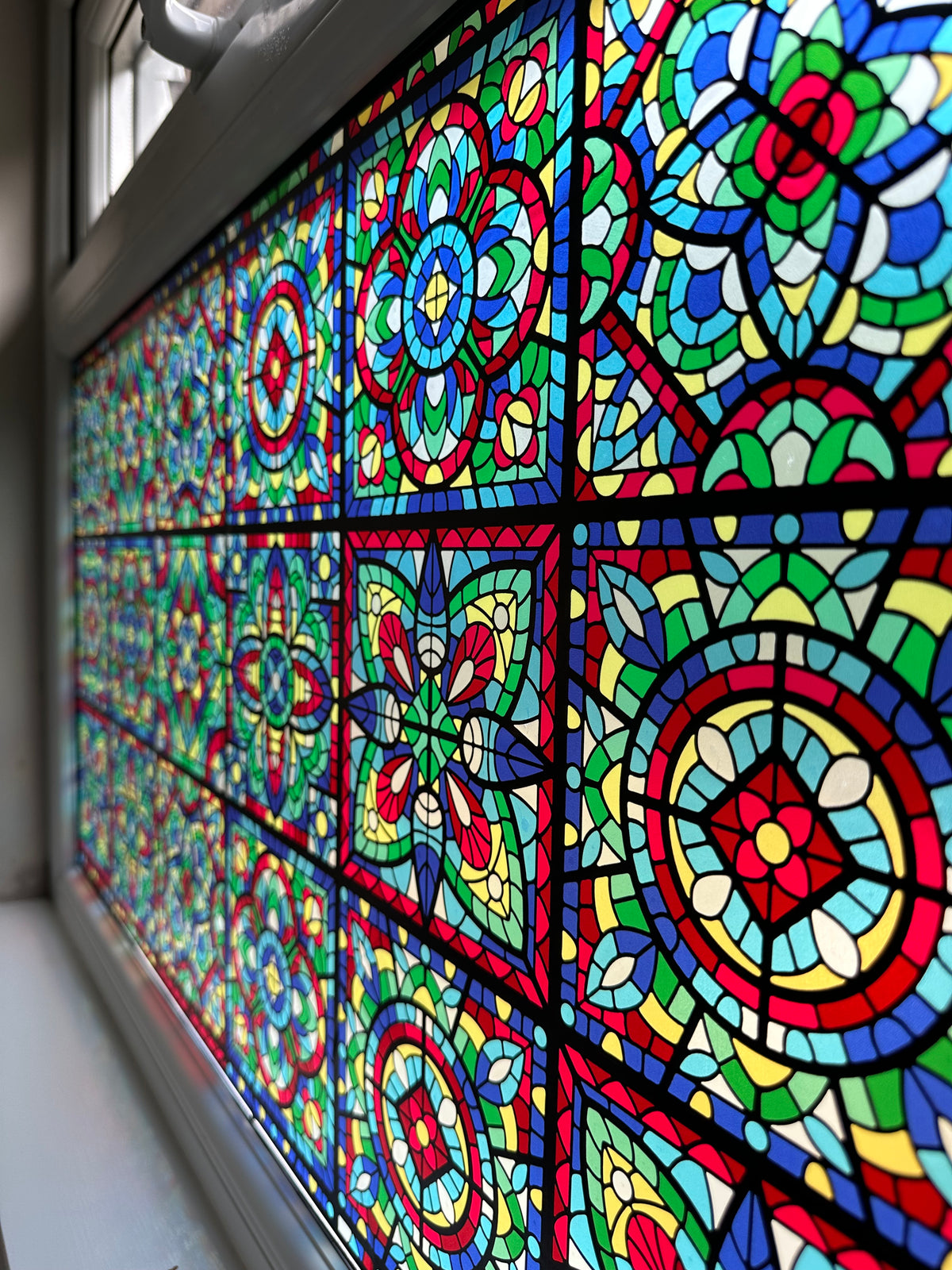 Stained Glass Effect Window Film | SG01