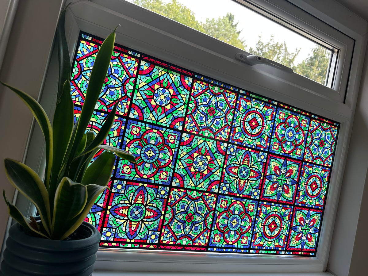 Stained Glass Effect Window Film | SG01