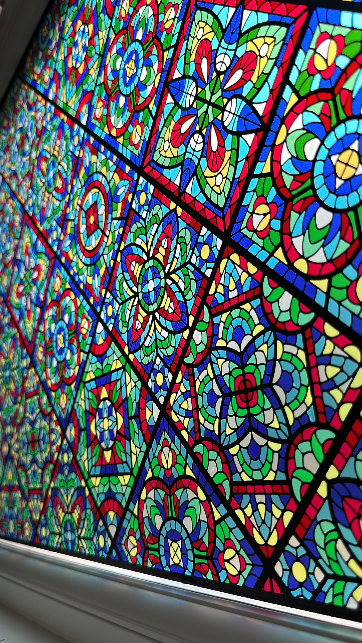 Stained Glass Effect Window Film | SG02