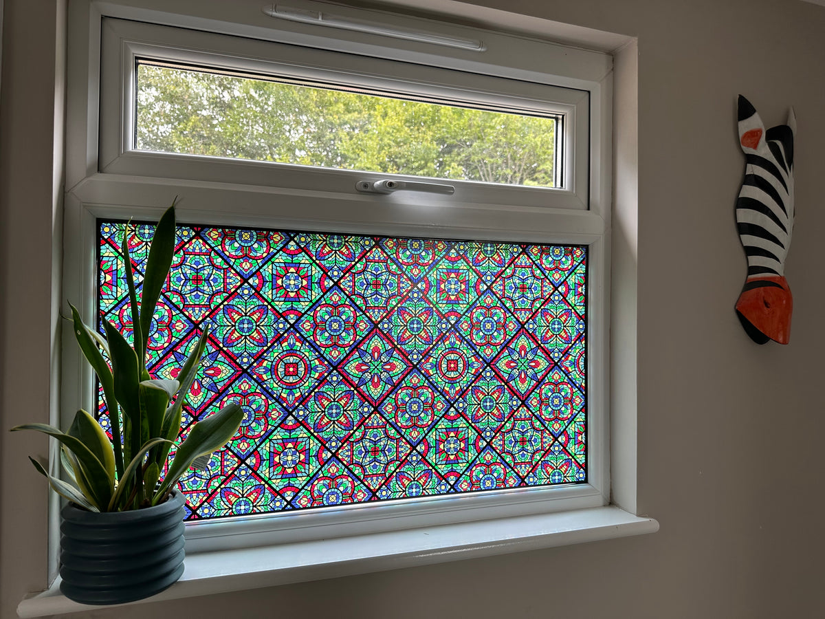 Stained Glass Effect Window Film | SG02