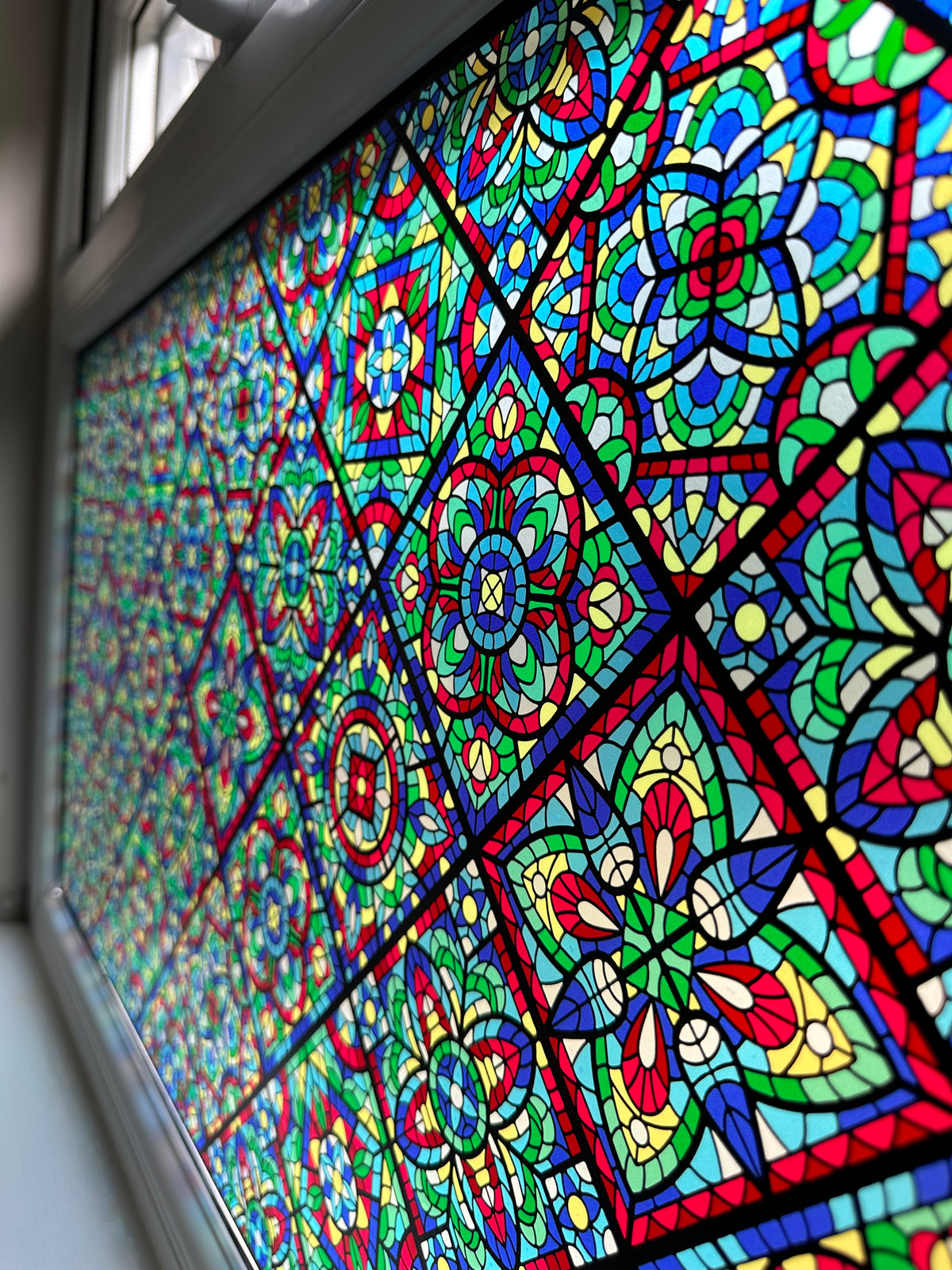Stained Glass Effect Window Film | SG02