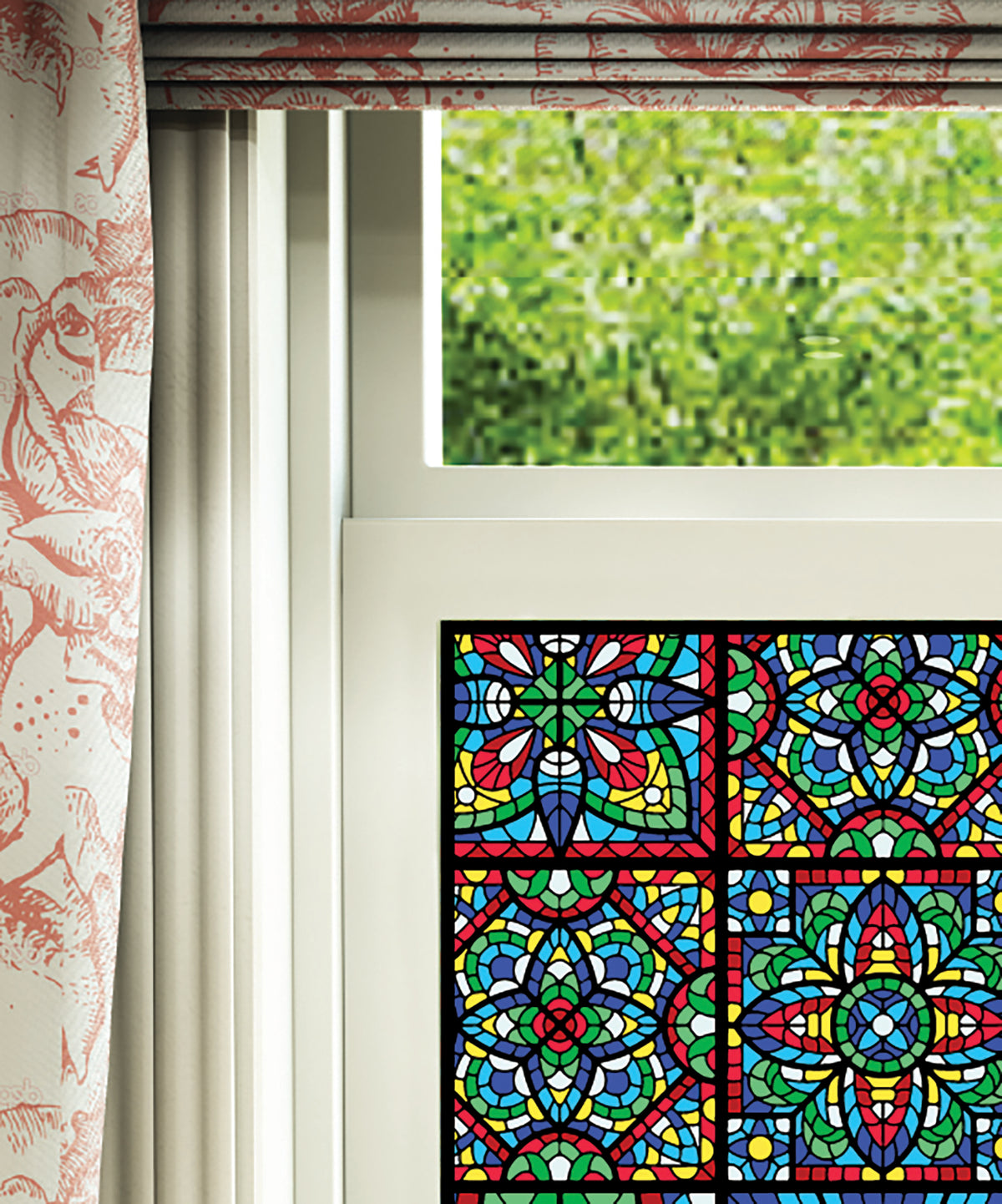 Stained Glass Effect Window Film | SG01