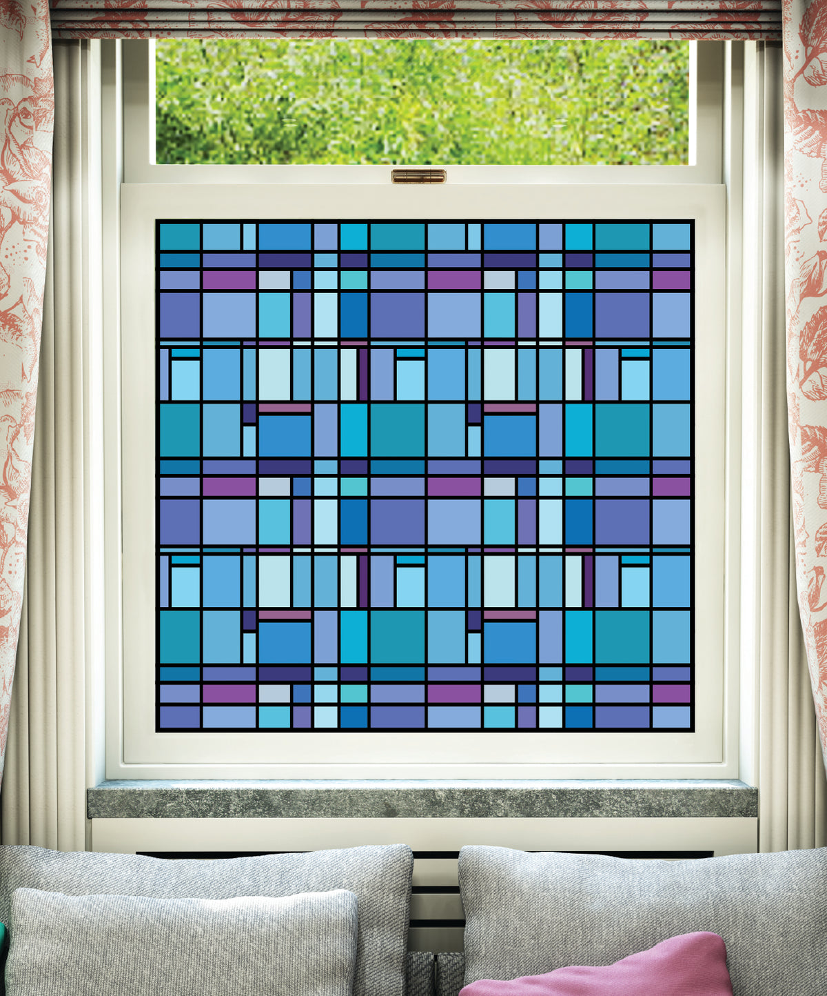Stained Glass Effect Window Film | SG03
