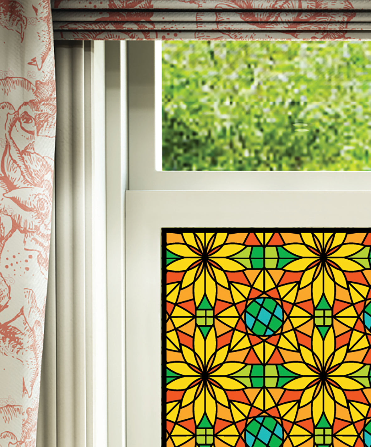 Stained Glass Effect Window Film | SG04