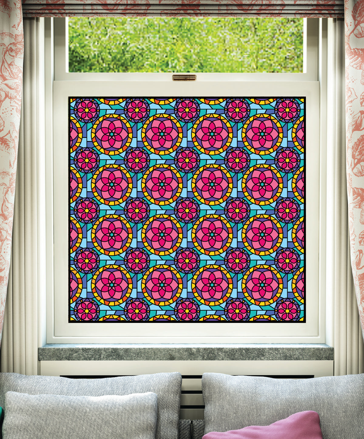 Stained Glass Effect Window Film | SG05