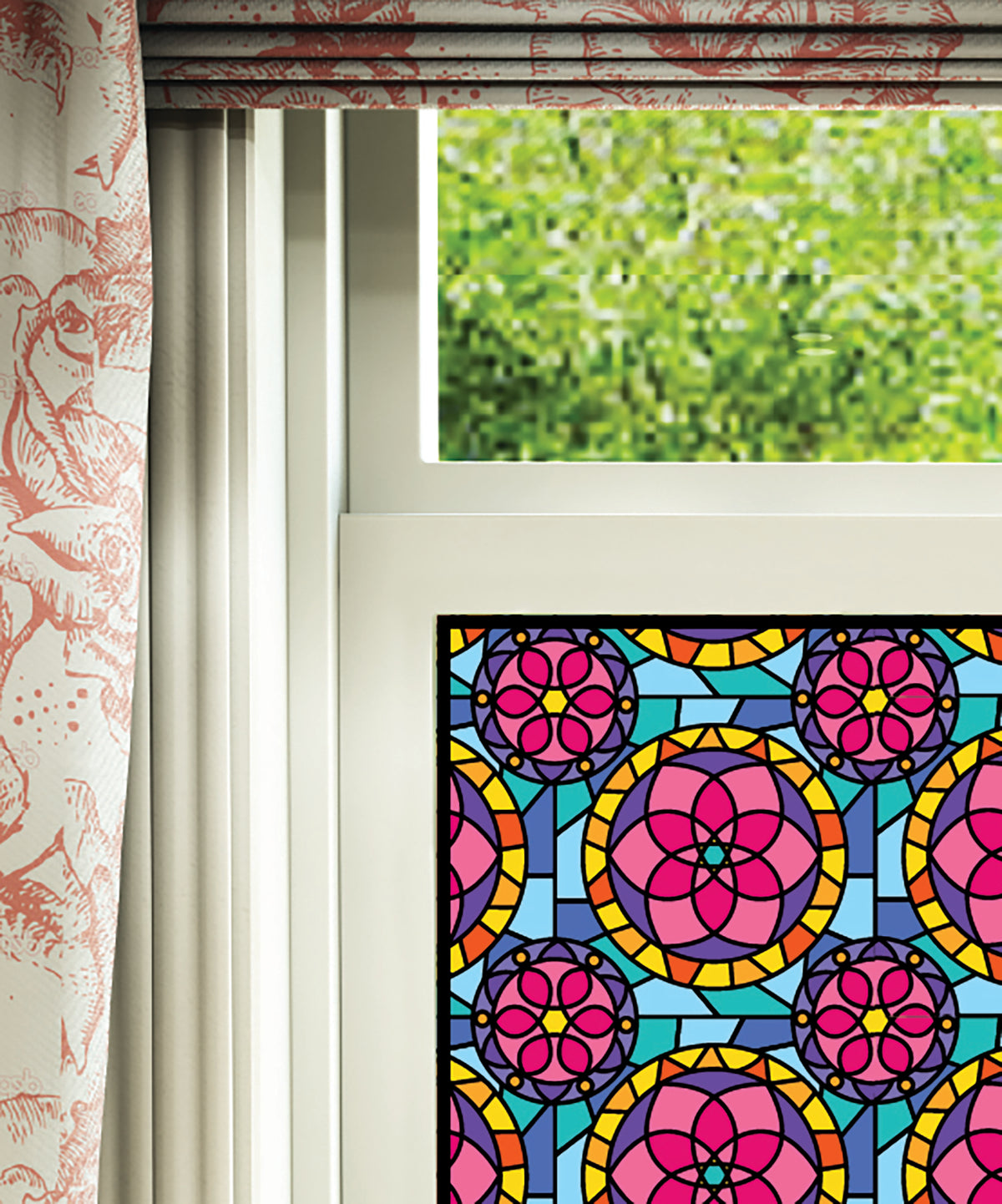 Stained Glass Effect Window Film | SG05