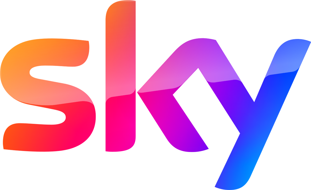 The colourful SKY TV logo