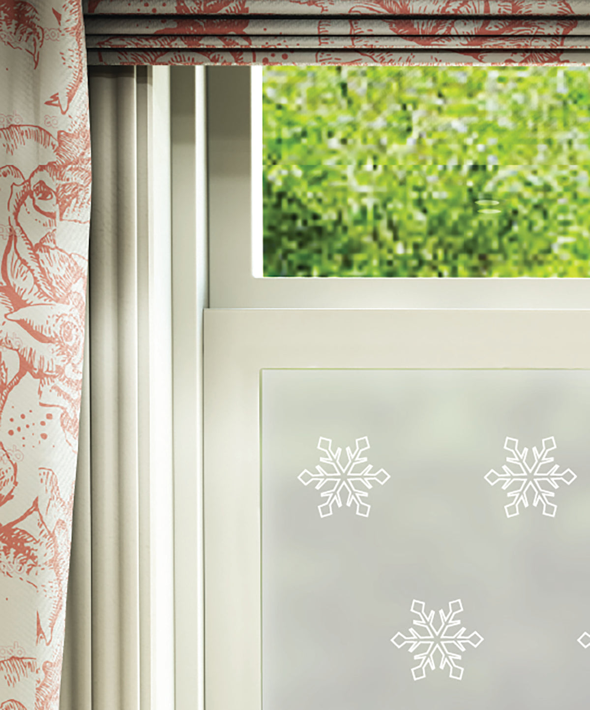 Christmas Frosted Window Film | Snowflakes