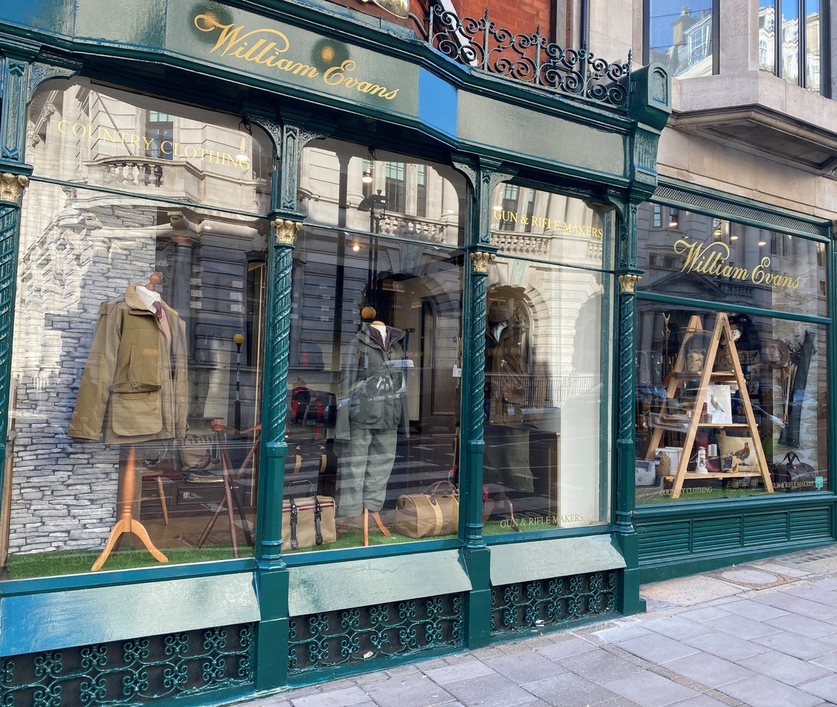 A shopfront following an installation of anti graffiti window film.