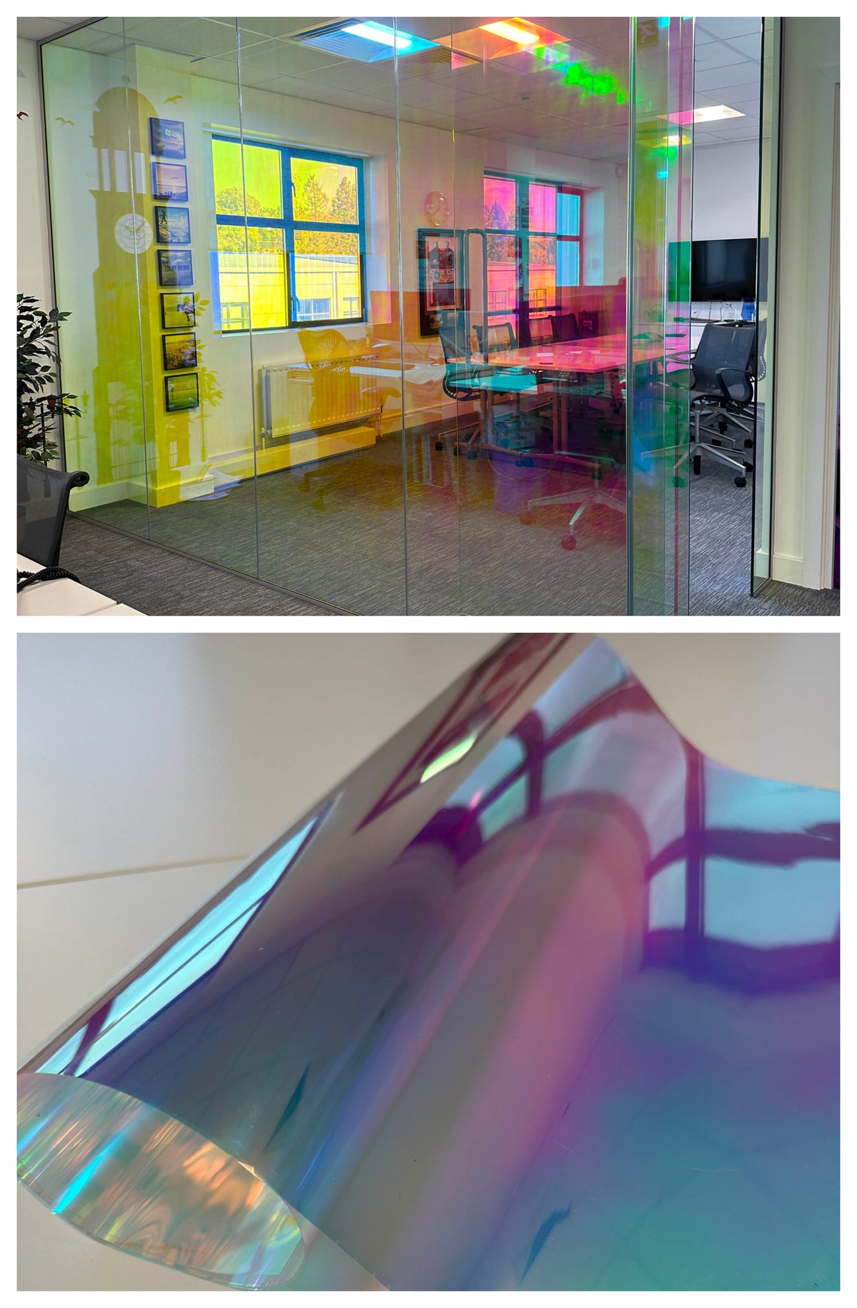 Dichroic Colour Change Window Film