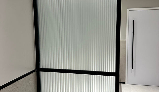 Evoke Standard Frost Reeded Window Film by the Metre