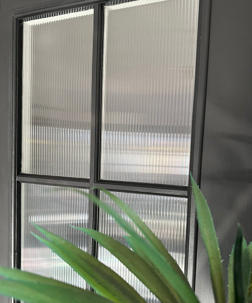 Reeded Window Film | Decorative Privacy Film for Glass