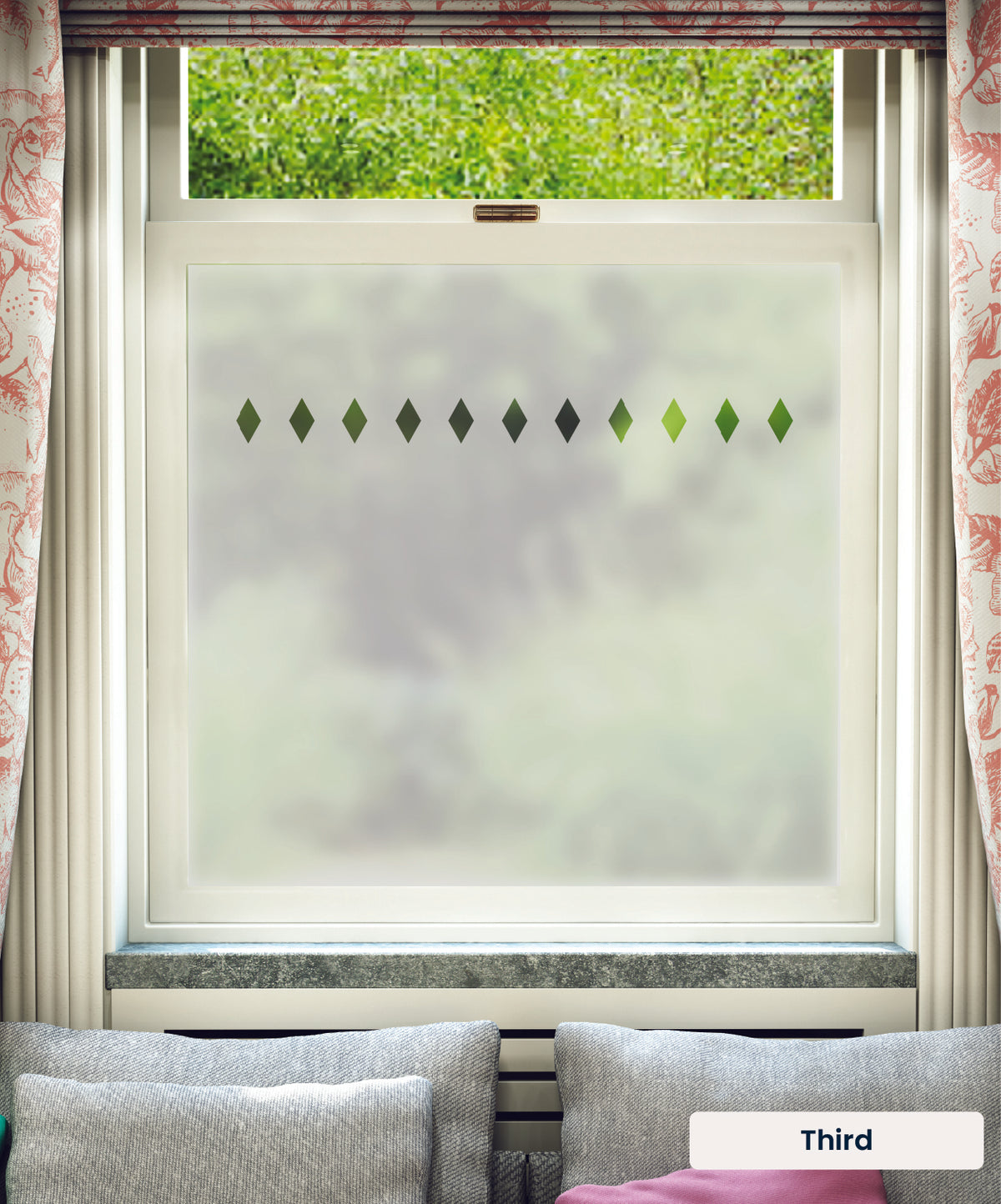 FB010 Frostbrite frosted window film pattern – third