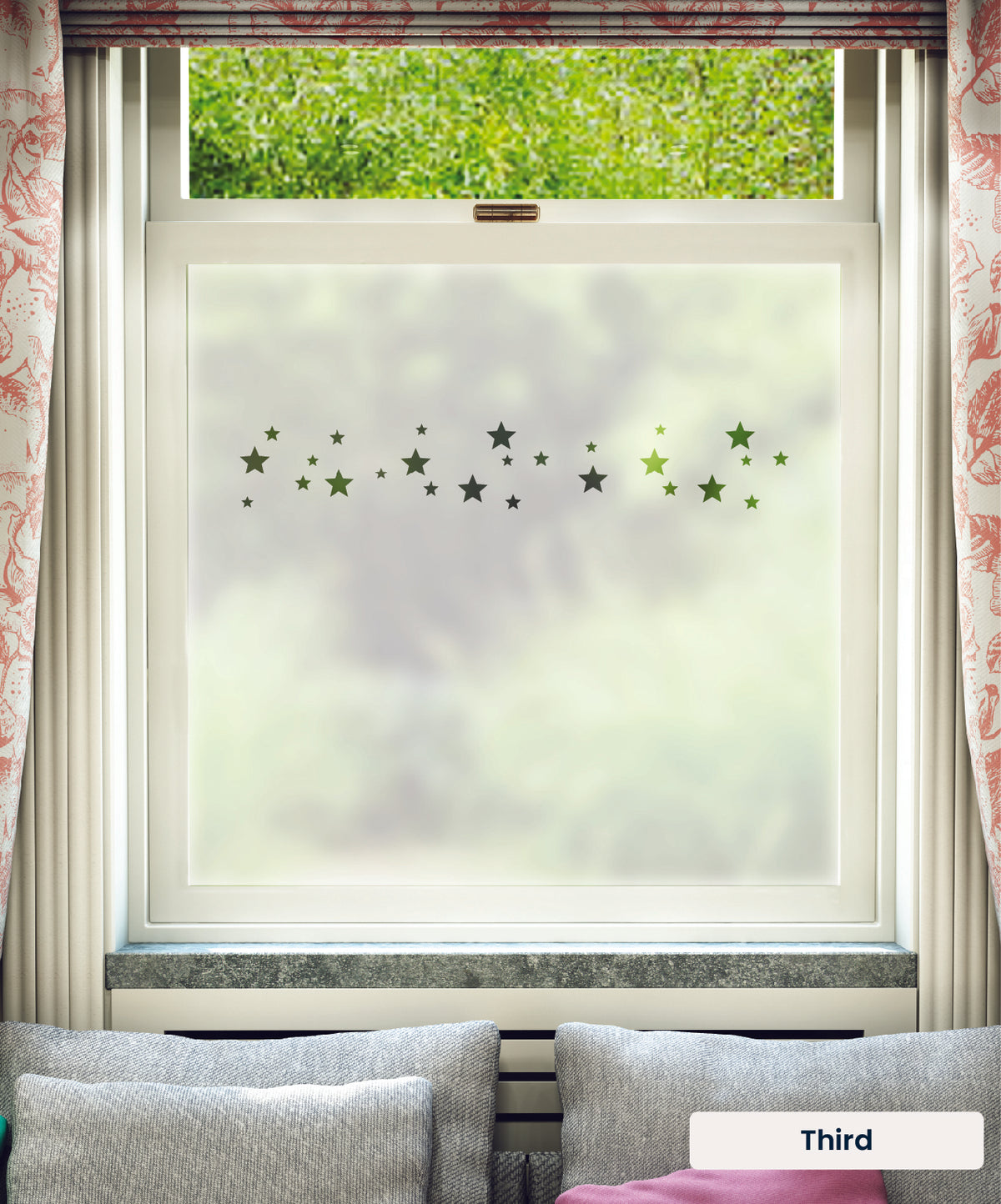 FB013 Frostbrite frosted window film pattern – third
