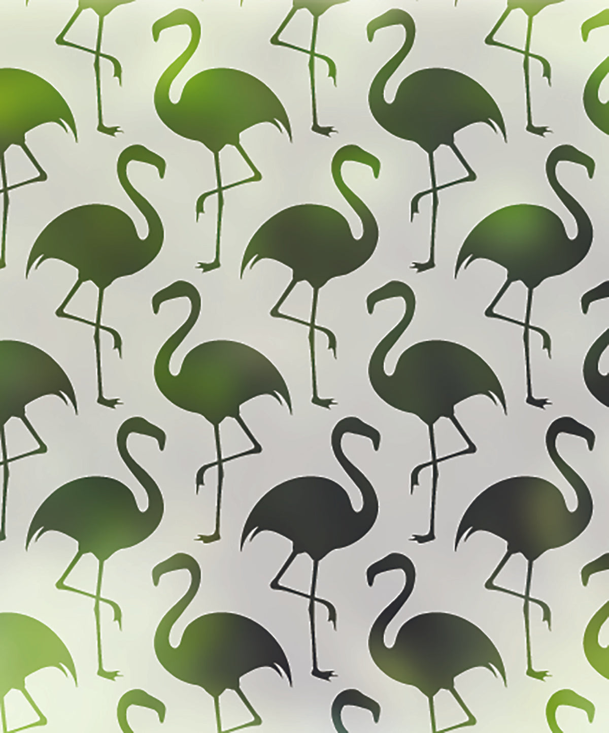 FB015 Frostbrite frosted window film pattern – flamingo design close up