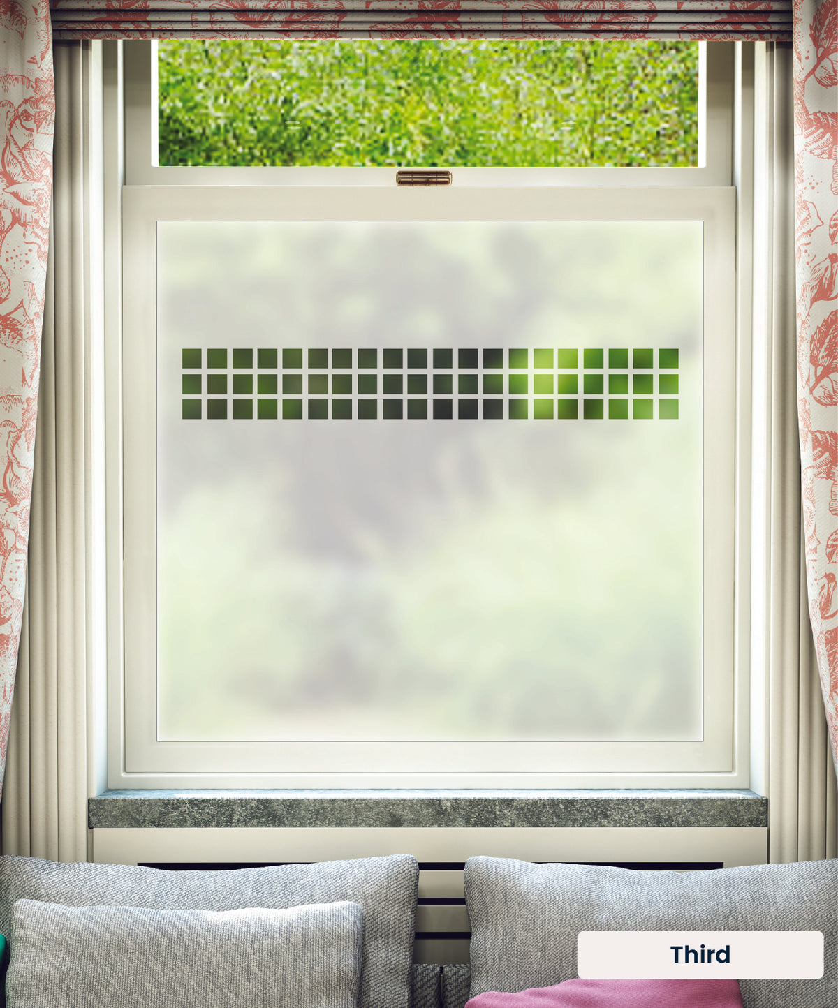 FB035 Frostbrite frosted window film pattern – third