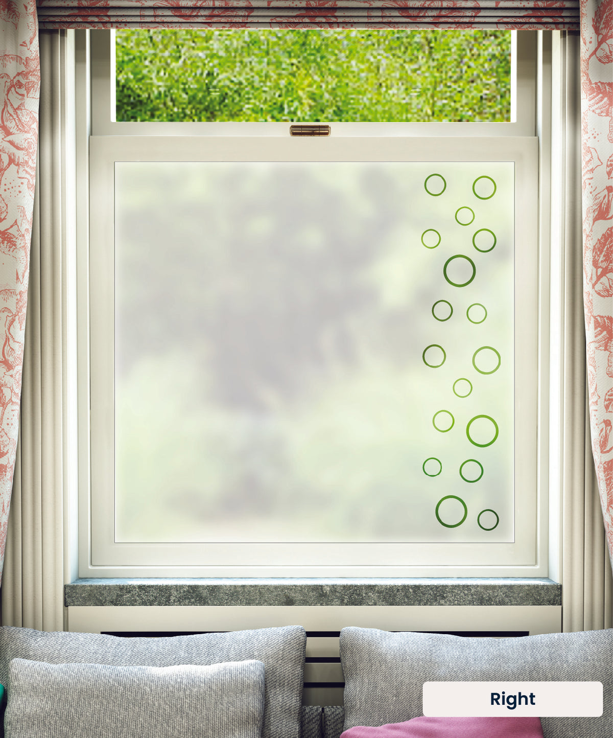 FB037 Frostbrite frosted window film pattern – right