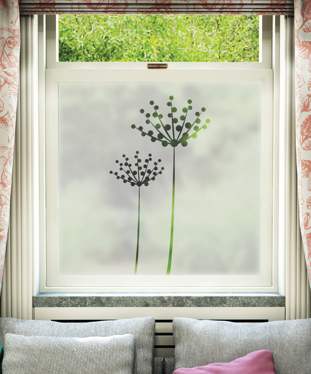 FB086 Frostbrite frosted window film pattern