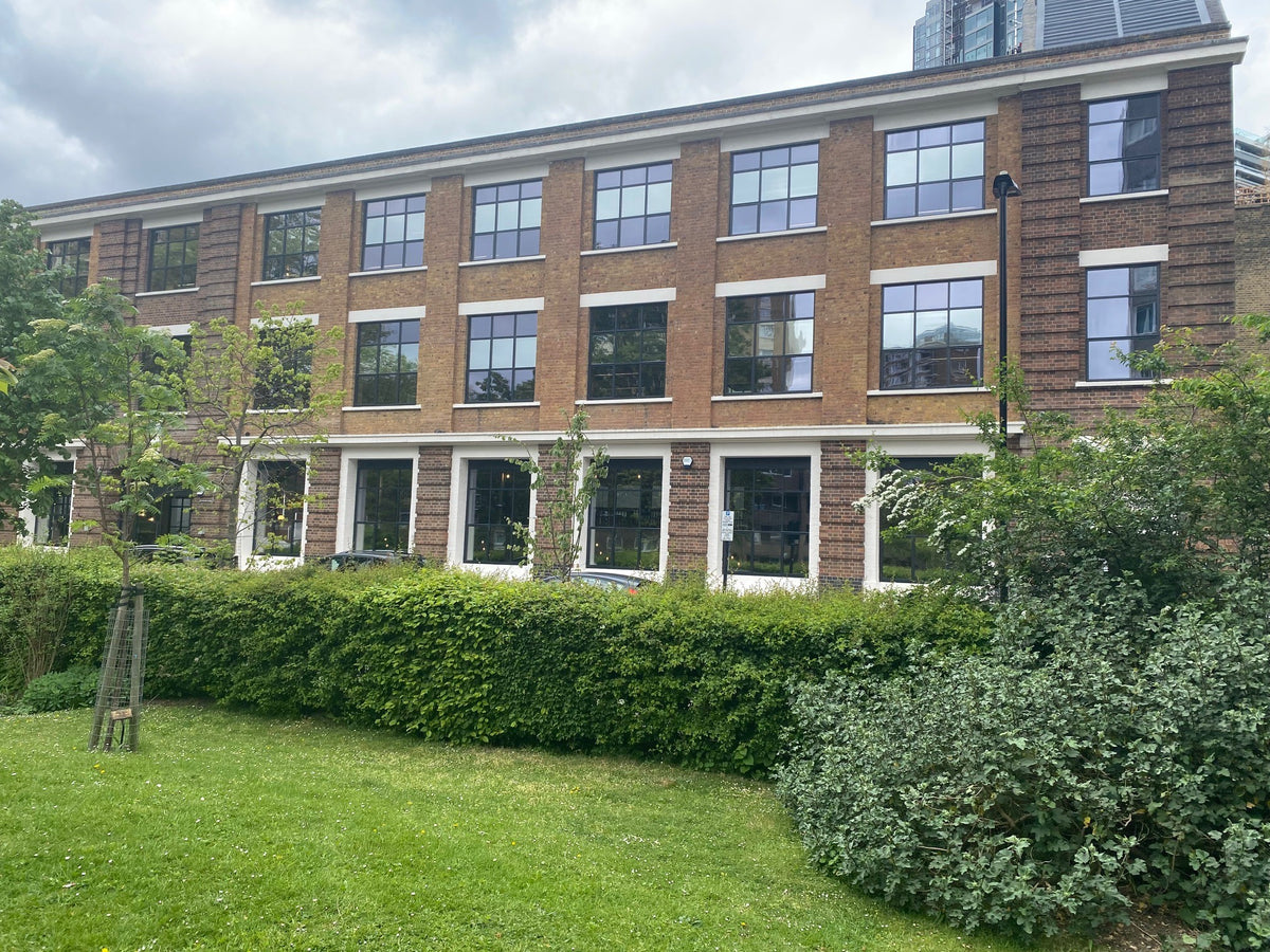 Optiview solar control window film applied to the windows of an office in London to reduce excessive glare.