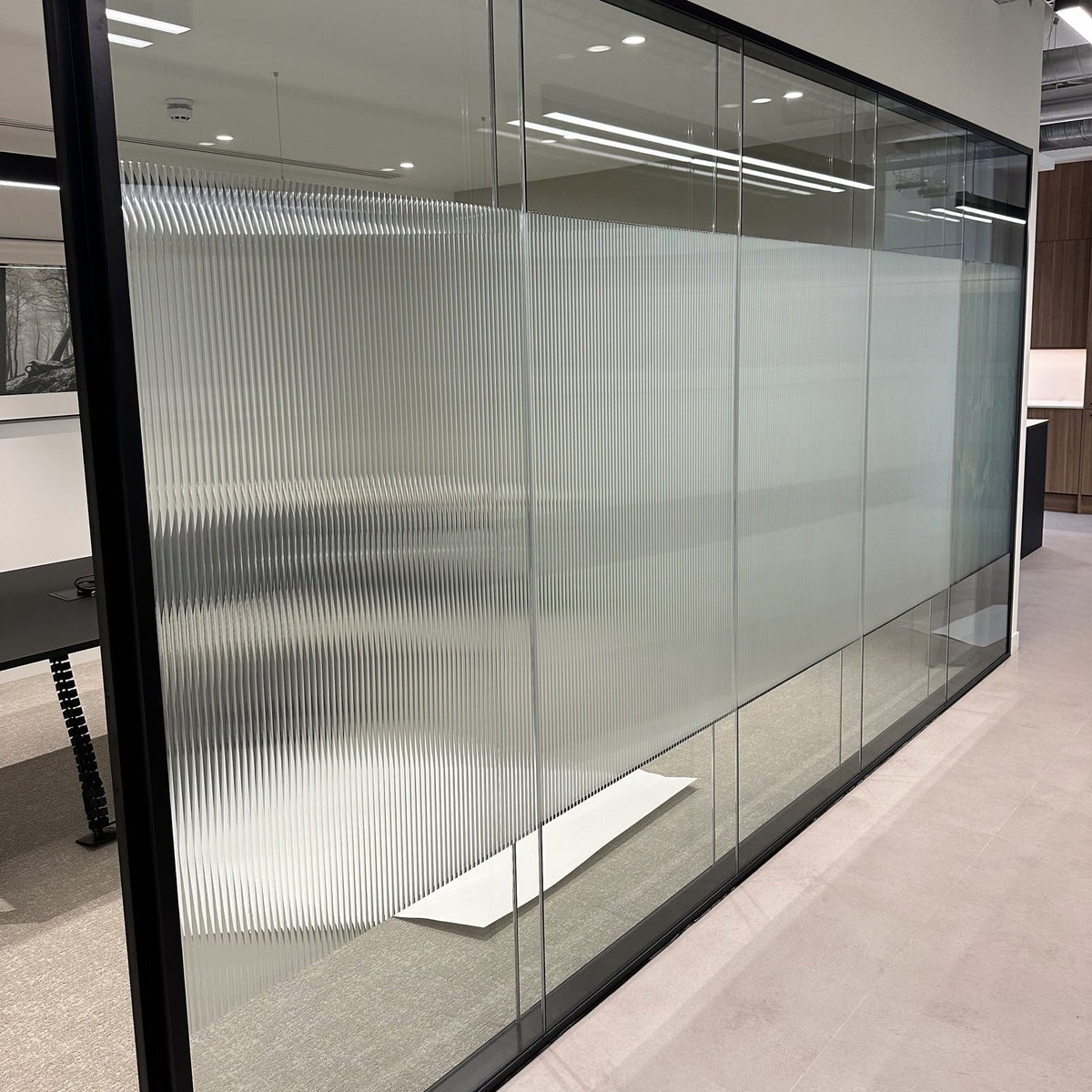 Reeded Window Film | Decorative Privacy Film for Glass