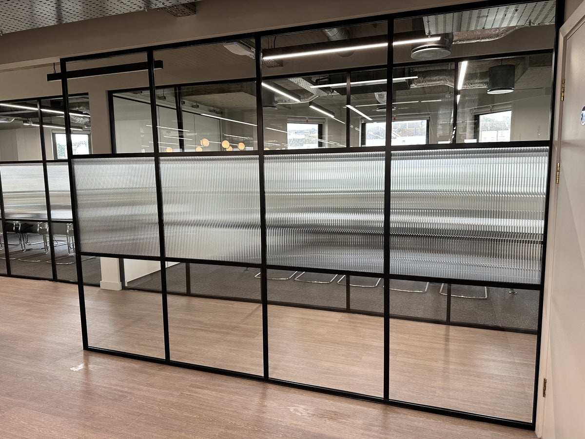 Commercial Reeded Window Film | Fluted Privacy Glass Film
