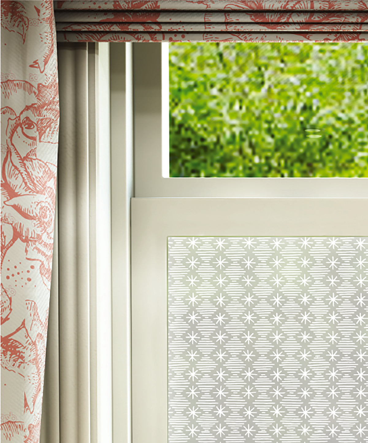 Festival Star Decorative Frosted Window Film | Charlene Mullen Designer ...