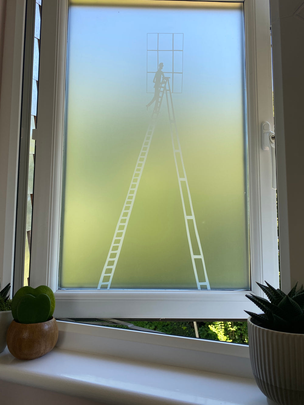Step Ladder Decorative Frosted Window Film | Rob Ryan Designer Privacy ...