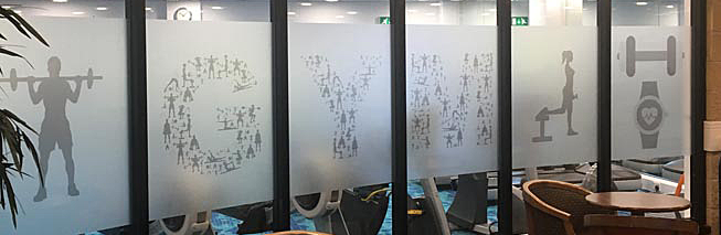Window Graphics for Gyms, Swimming Pools and Sports 7 Leisure Centres