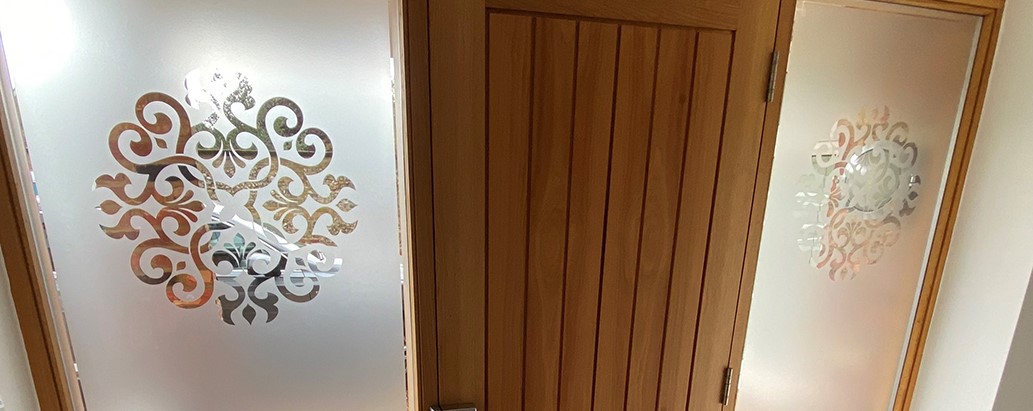 Frosted Window Film Cut Patterns