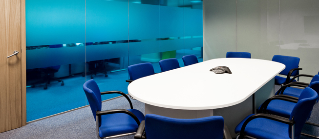 Window Film for Office Partitions