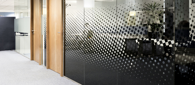 Window Film for Office Partitions