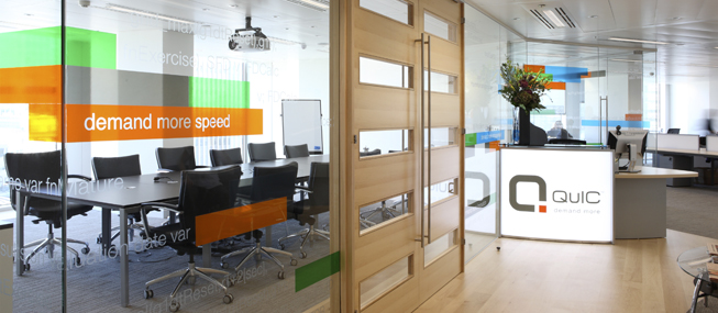 Office Branding by The Window Film Company