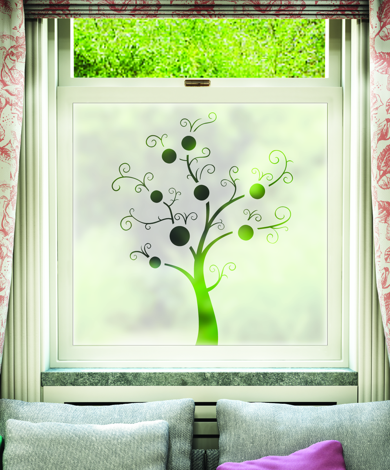 FB070 Frosted Window Film