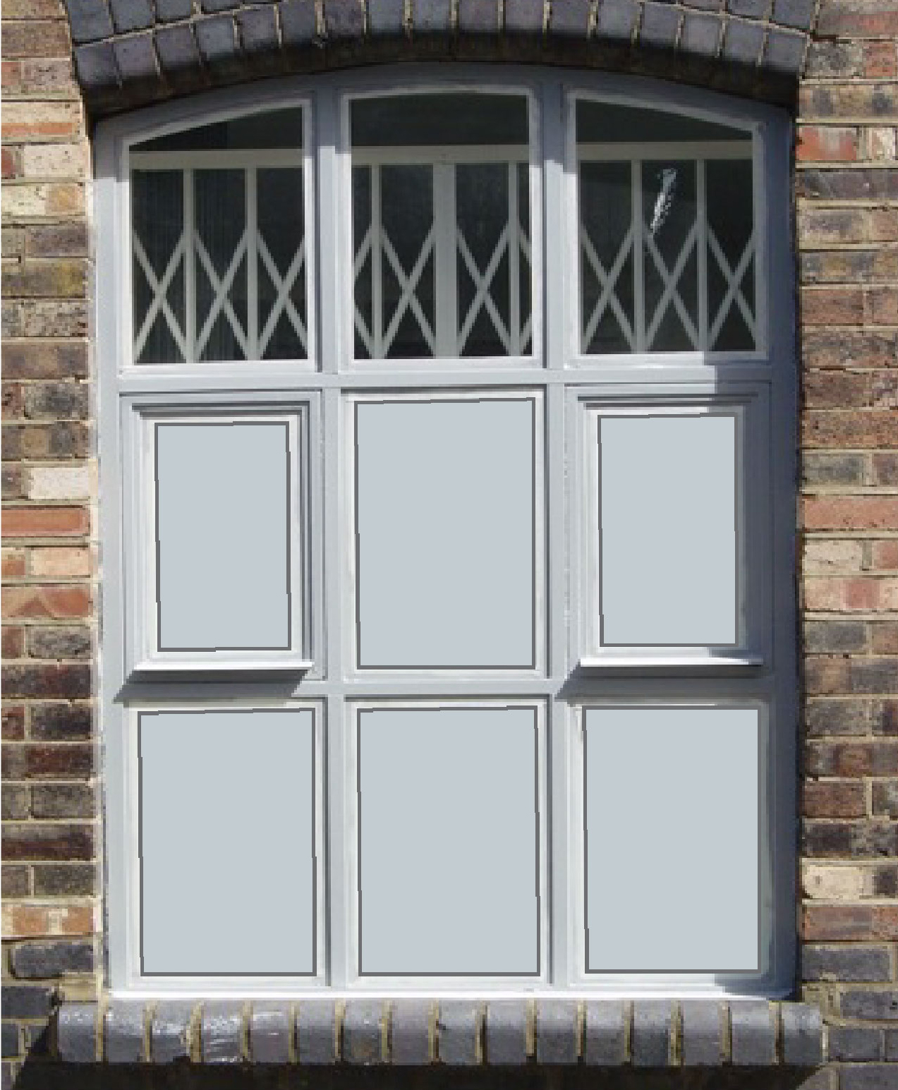 Light Grey Window Film Solid Colour 4220