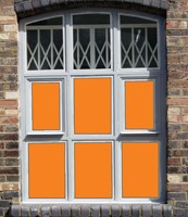Orange Colour Window Film 4233
