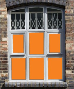 Orange Colour Window Film 4233