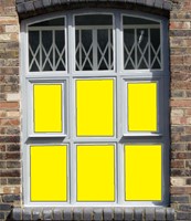 Yellow Window Film Solid Colour 4232