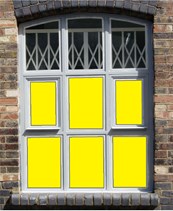 Yellow Window Film Solid Colour 4232