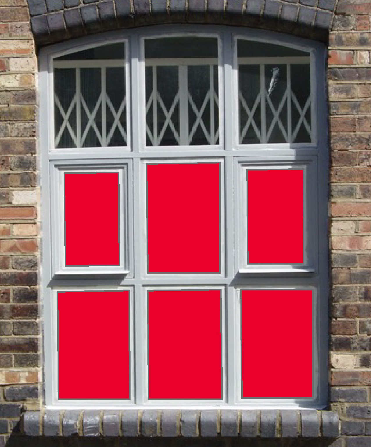 Red Window Film Solid Colour 4243