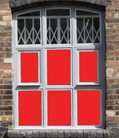 Red Window Film Solid Colour 4243